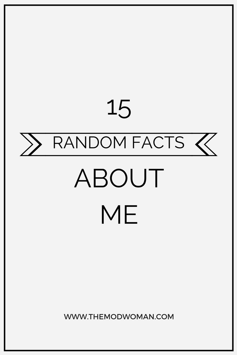 three interesting facts about me