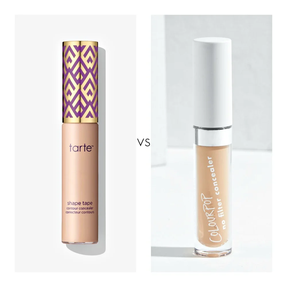Left: Tarte Shape Tape, $27 tarte.com Right: ColourPop No Filter, $6 colourpop.com