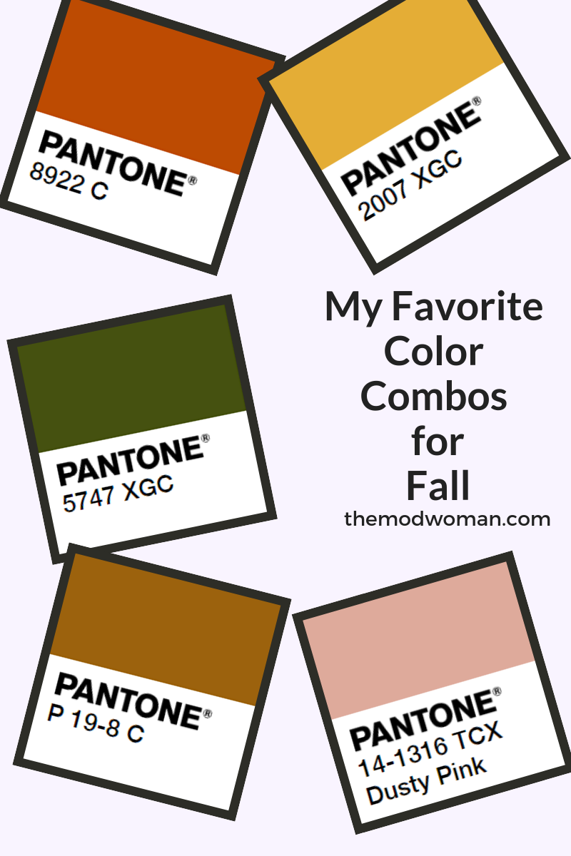 My Favorite Color Combos for Fall — The Mod Woman