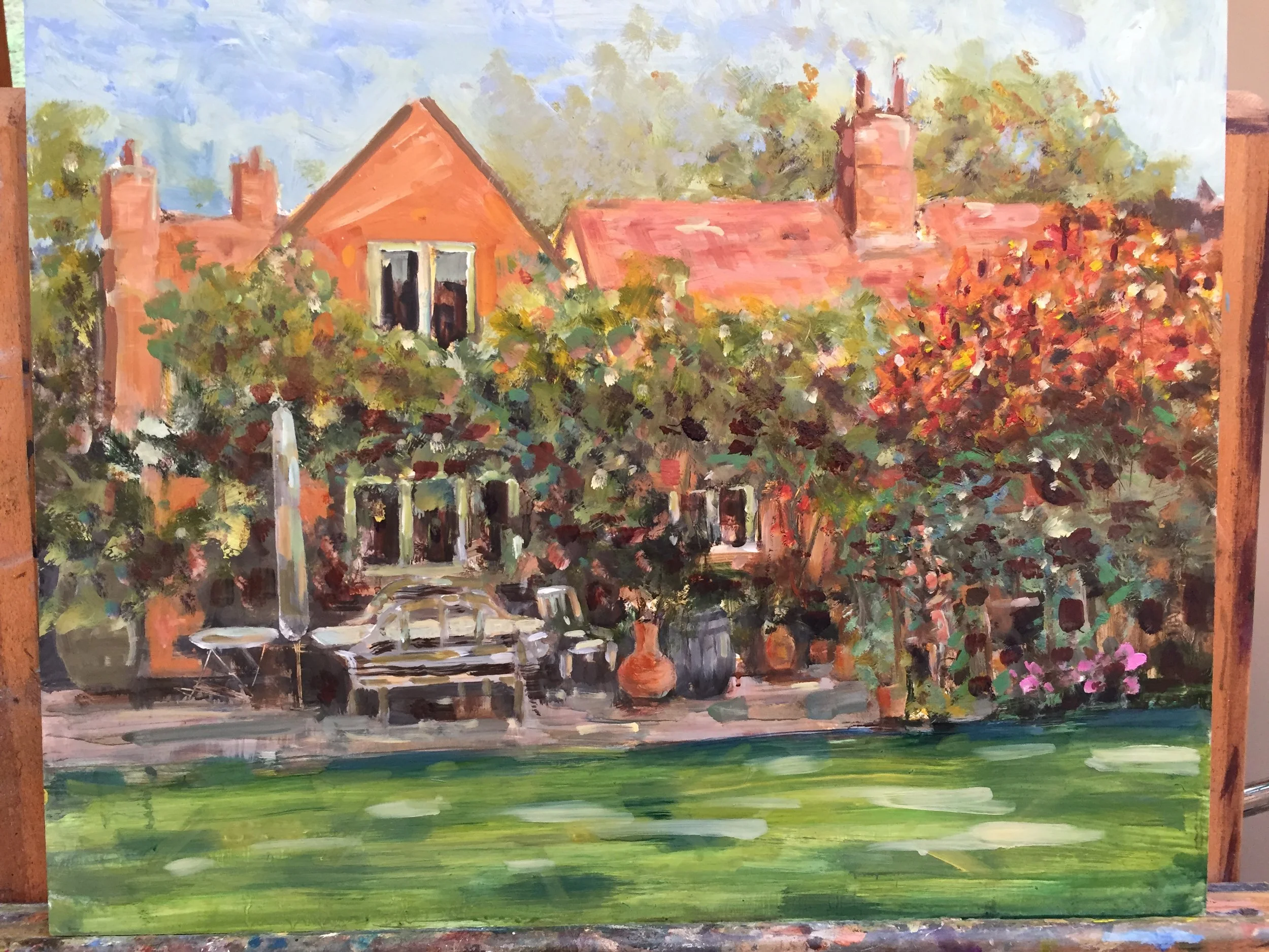  Commission for Dr Stephan Little.  Oil on board. 