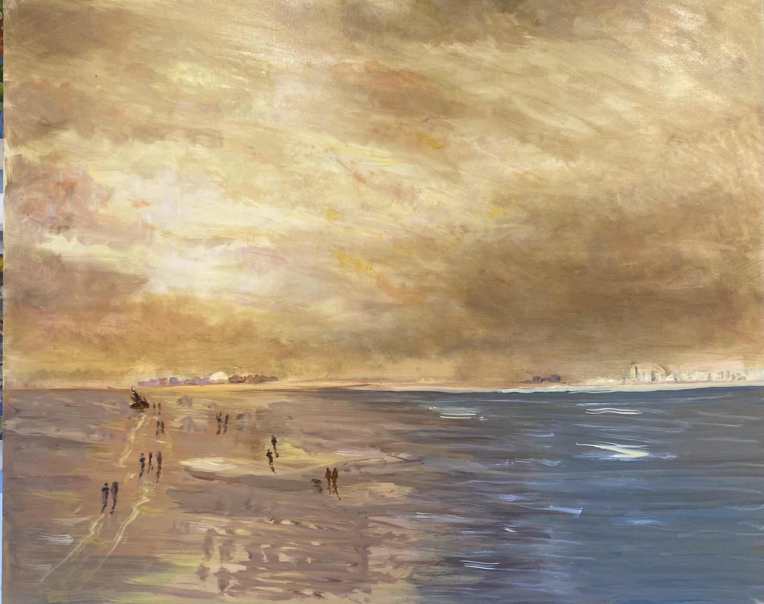 Homage to Maggie Hambling's 'Scallop'