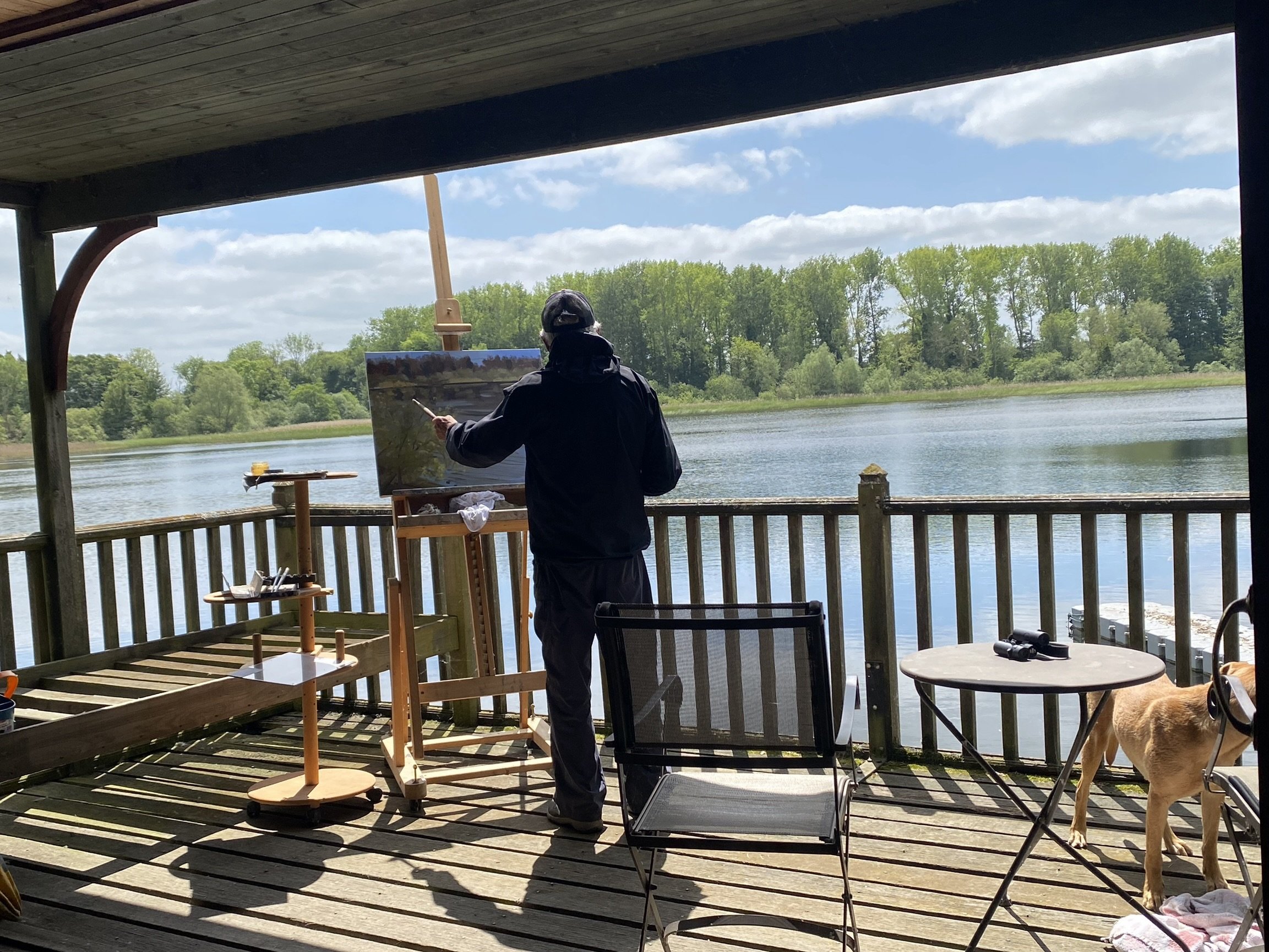 Painting at Micklemere