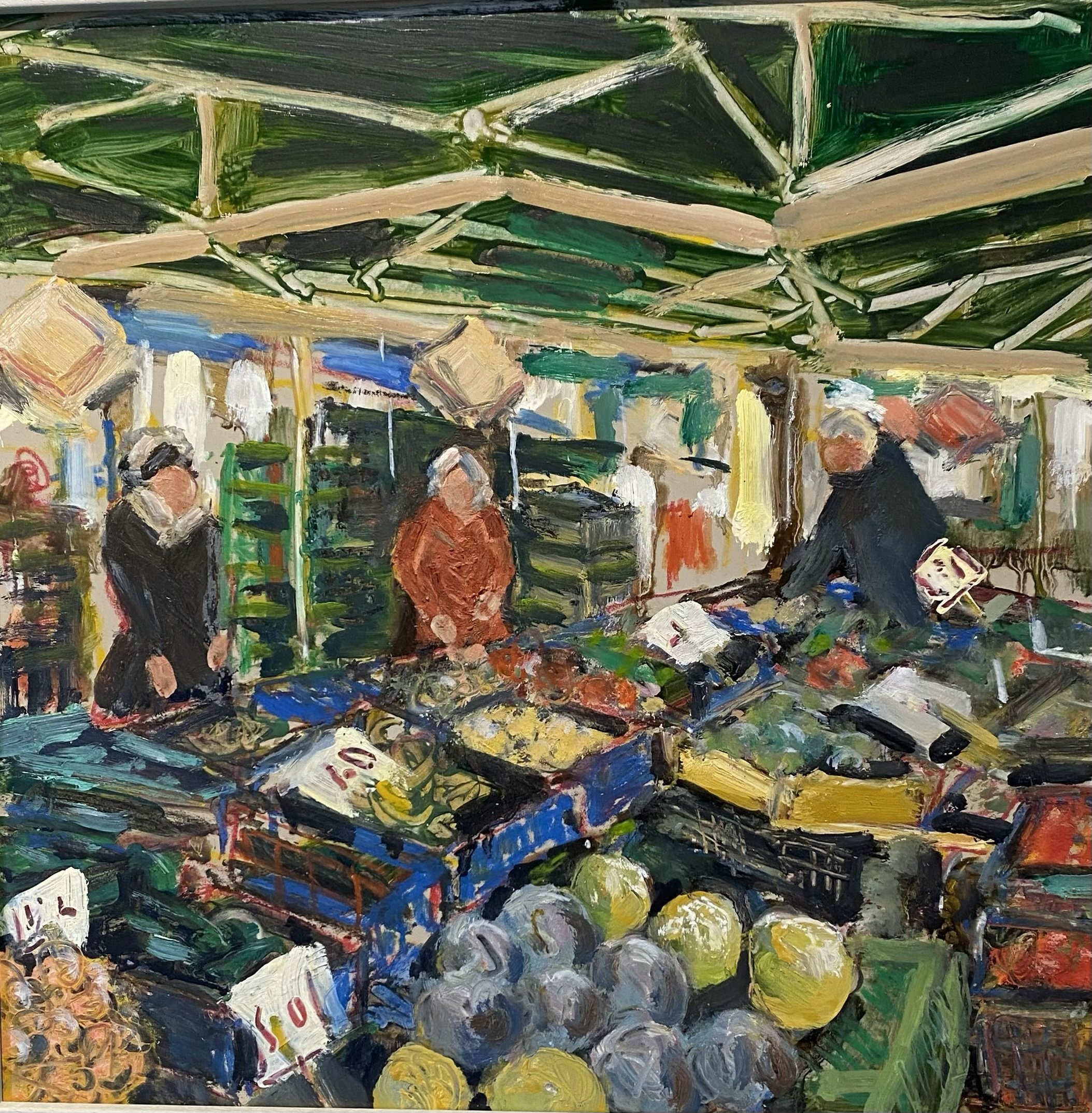 Bury St Edmunds Market Scene