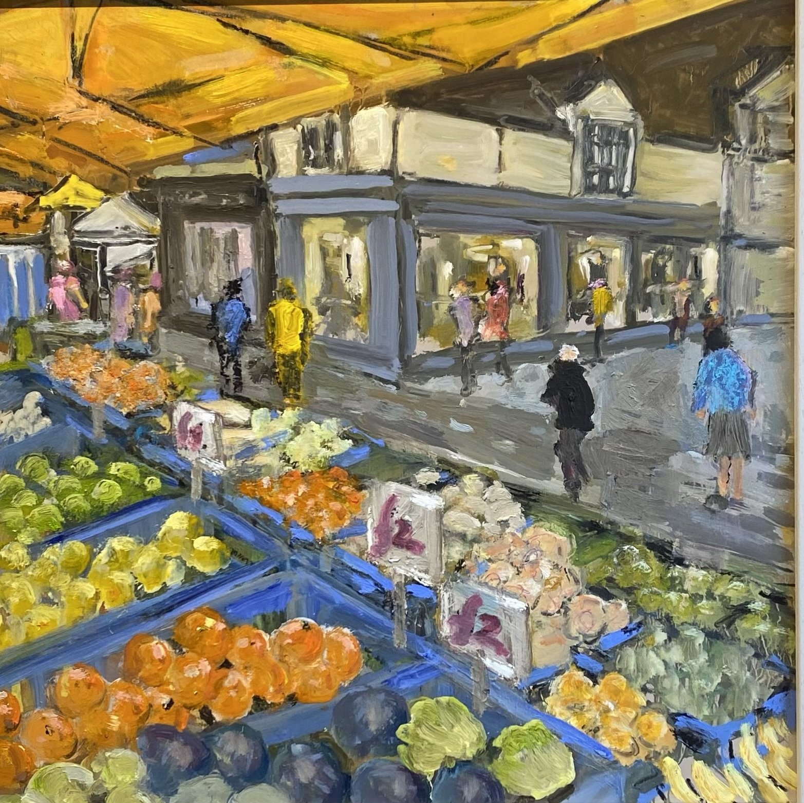 Bury St Edmunds Market Scene 1