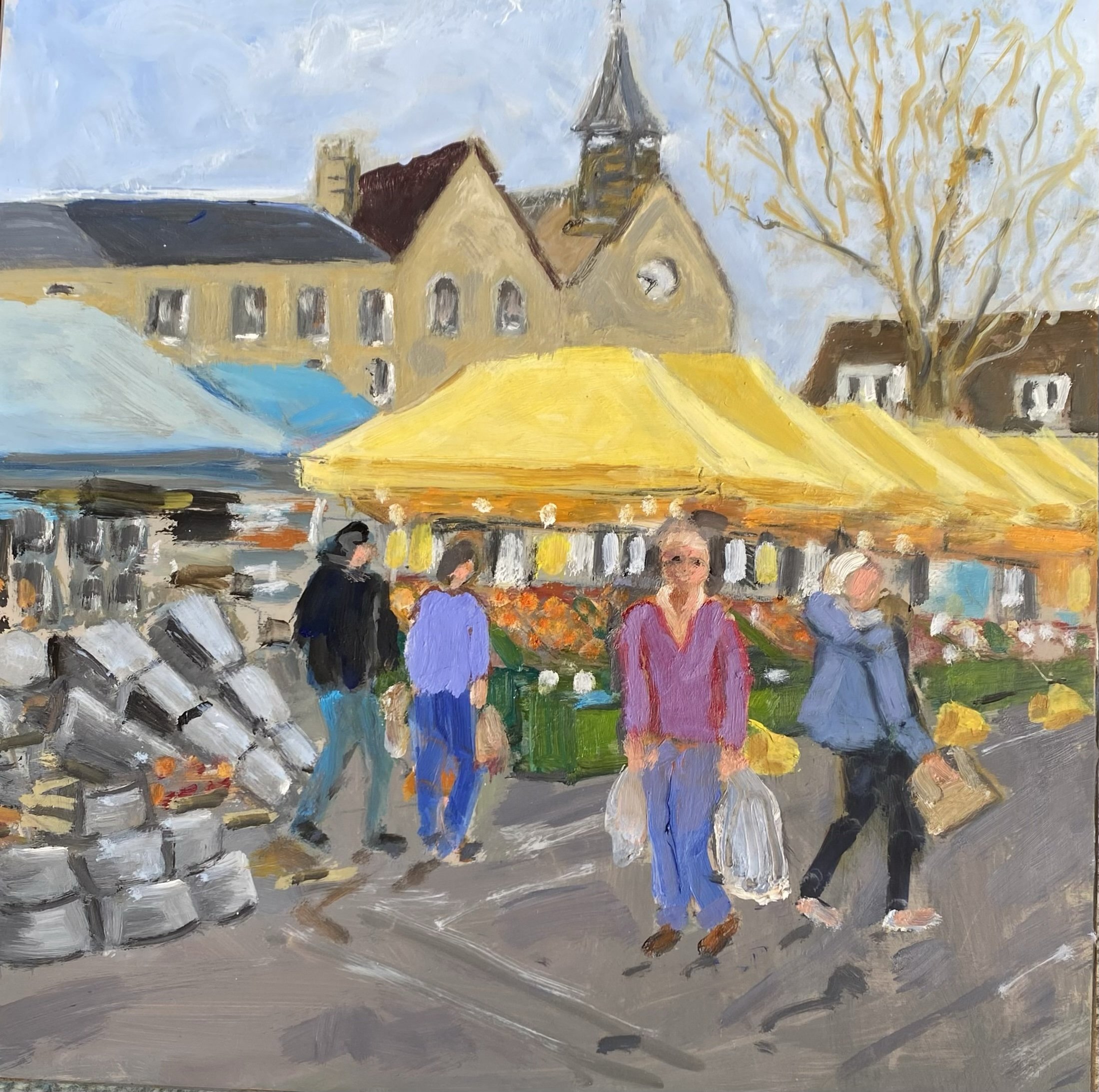 Bury St Edmunds Market Scene 4