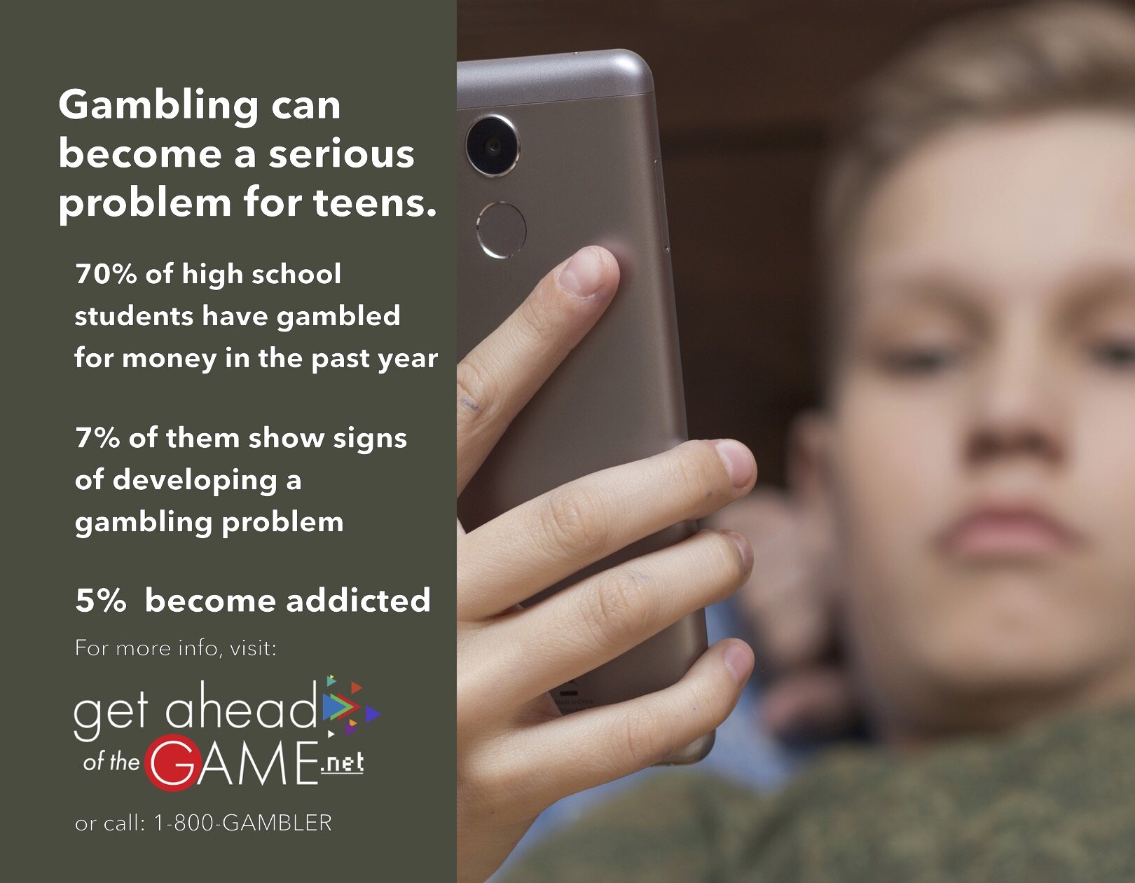 Teen Gambling Poster