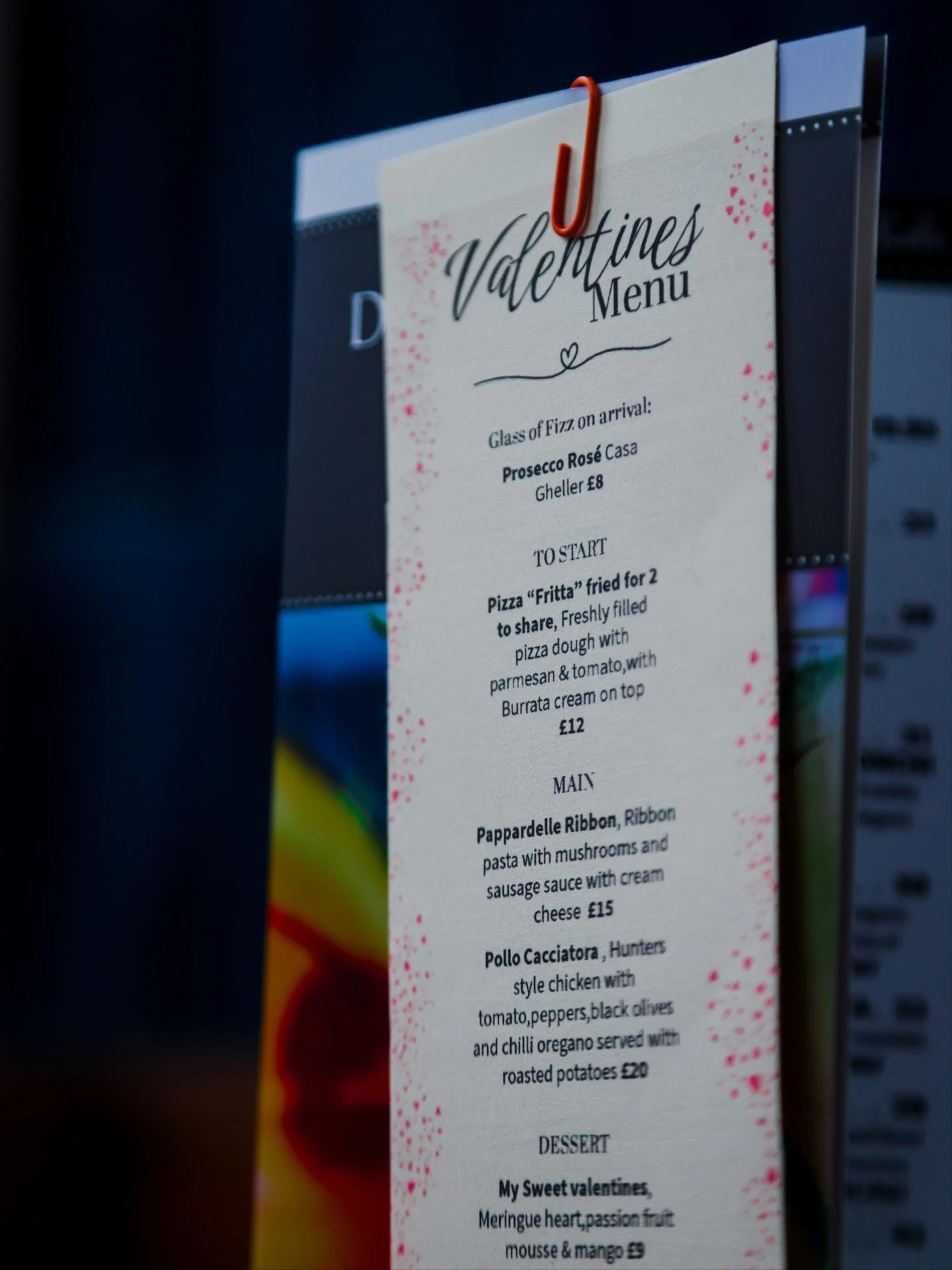 Valentine's is here, swipe and find your favourite for this weekend ❤️

There are still some lunchtime bookings and even some over the weekend in the evening but be quick to book as they are filling by the hour!

#raffaele #sandbach #valentines