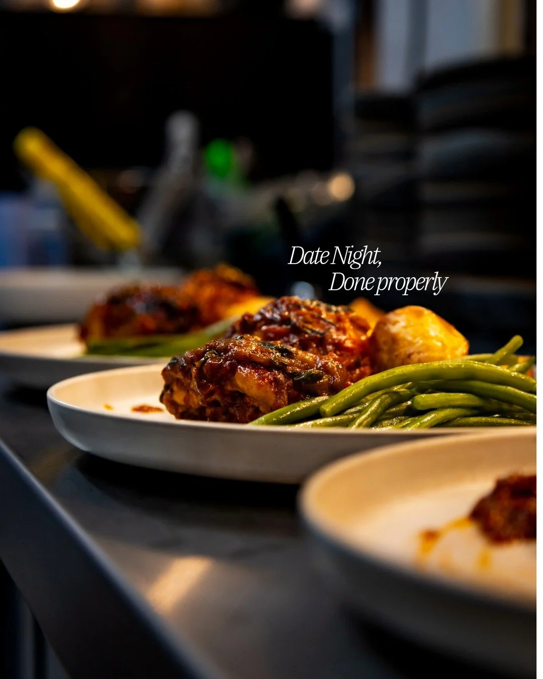 Date night doesn&rsquo;t need to be complicated. 🙈

Good food, a cosy table, and someone worth putting your phone away for. 😉

If you&rsquo;re due a proper night out, this is your sign to get it booked.

#datenight
.
📞01270 390045 for reservations