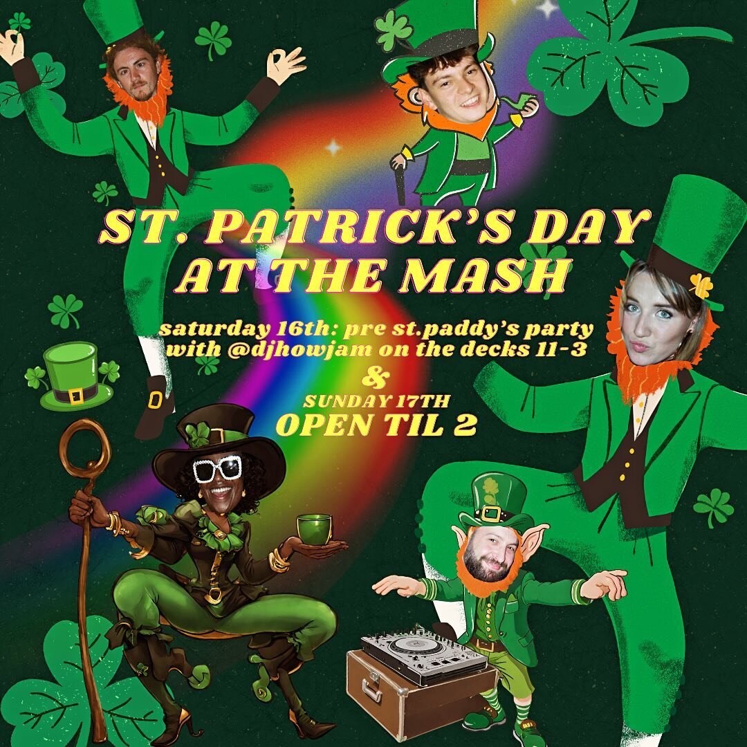 🇳🇬🇮🇪ST PATRICKS DAY WEEKEND STARTS HERE! 🇮🇪🇳🇬

Come down and party with us this weekend for lots of st paddy&rsquo;s day fun 🍀 it&rsquo;ll be us and your favourite weekend king @djhowjam from 11pm to 3am tonight and  keep the party going tom