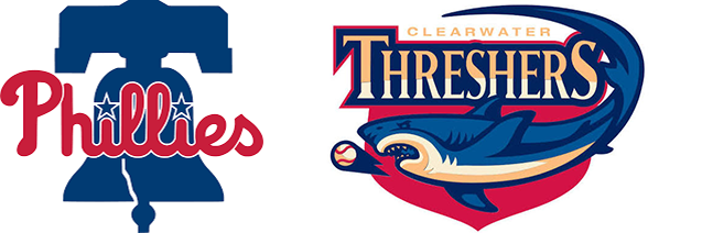 Clearwater Threshers and Philadelphia Phillies Logo