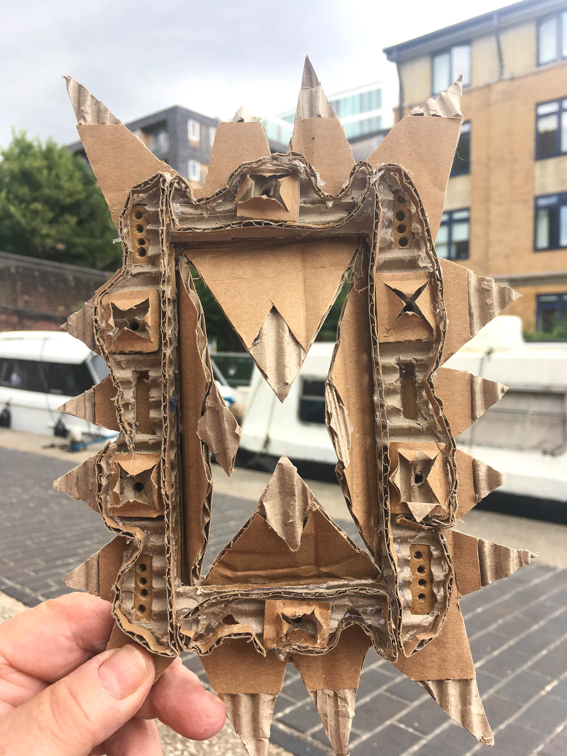 Cardbaord frames & photography
