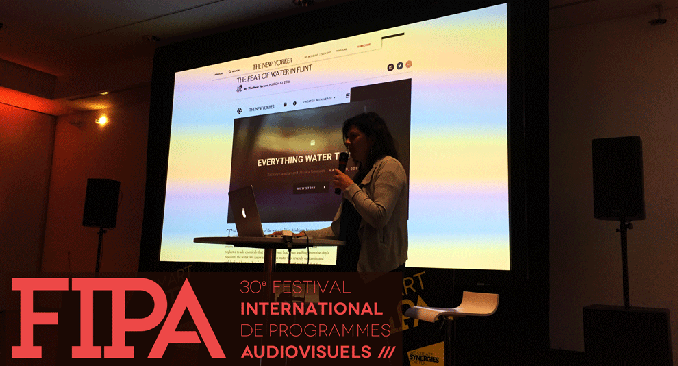 Biarritz, France: Moderating conference on technologies that take storytelling beyond the screen. Jan 2017