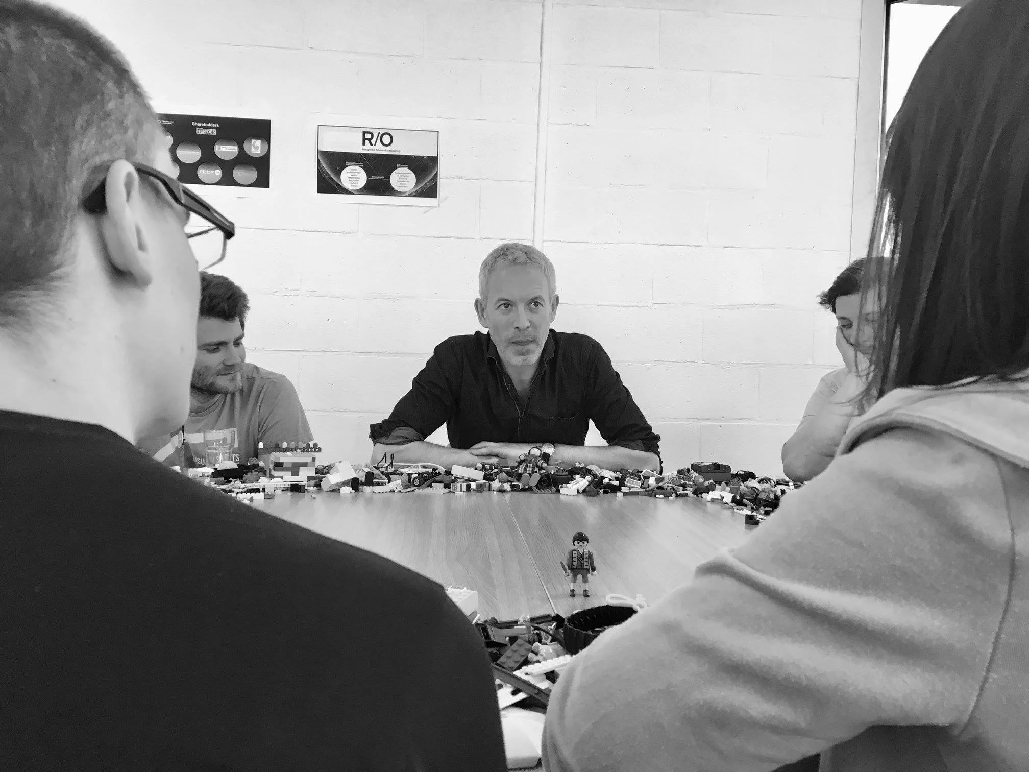 Charleroi, BE: Mapping story worlds for participants of the R/O Institute. April 2018