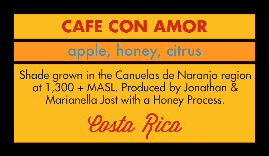 Costa Rica Cafe Con Amor