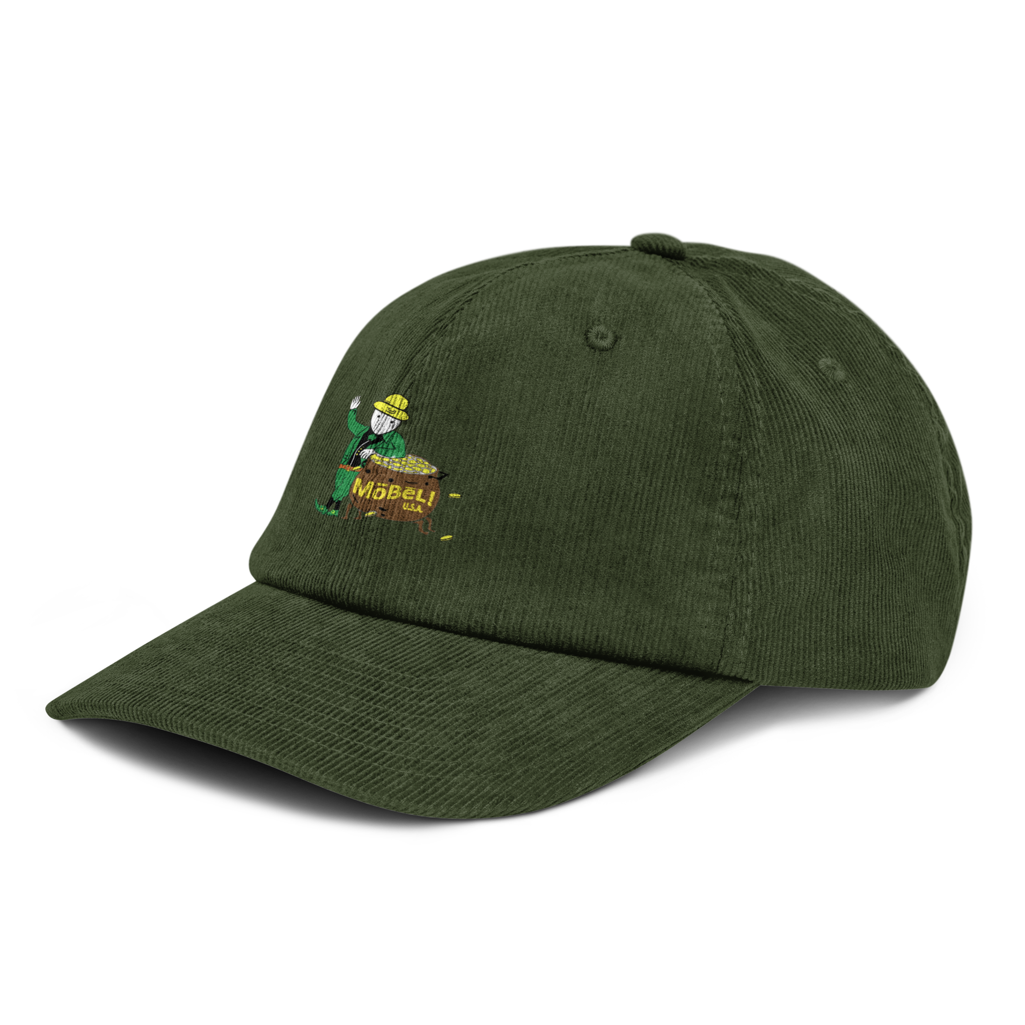 corduroy-hat-dark-olive-left-front-69fe4f8080f9a.png