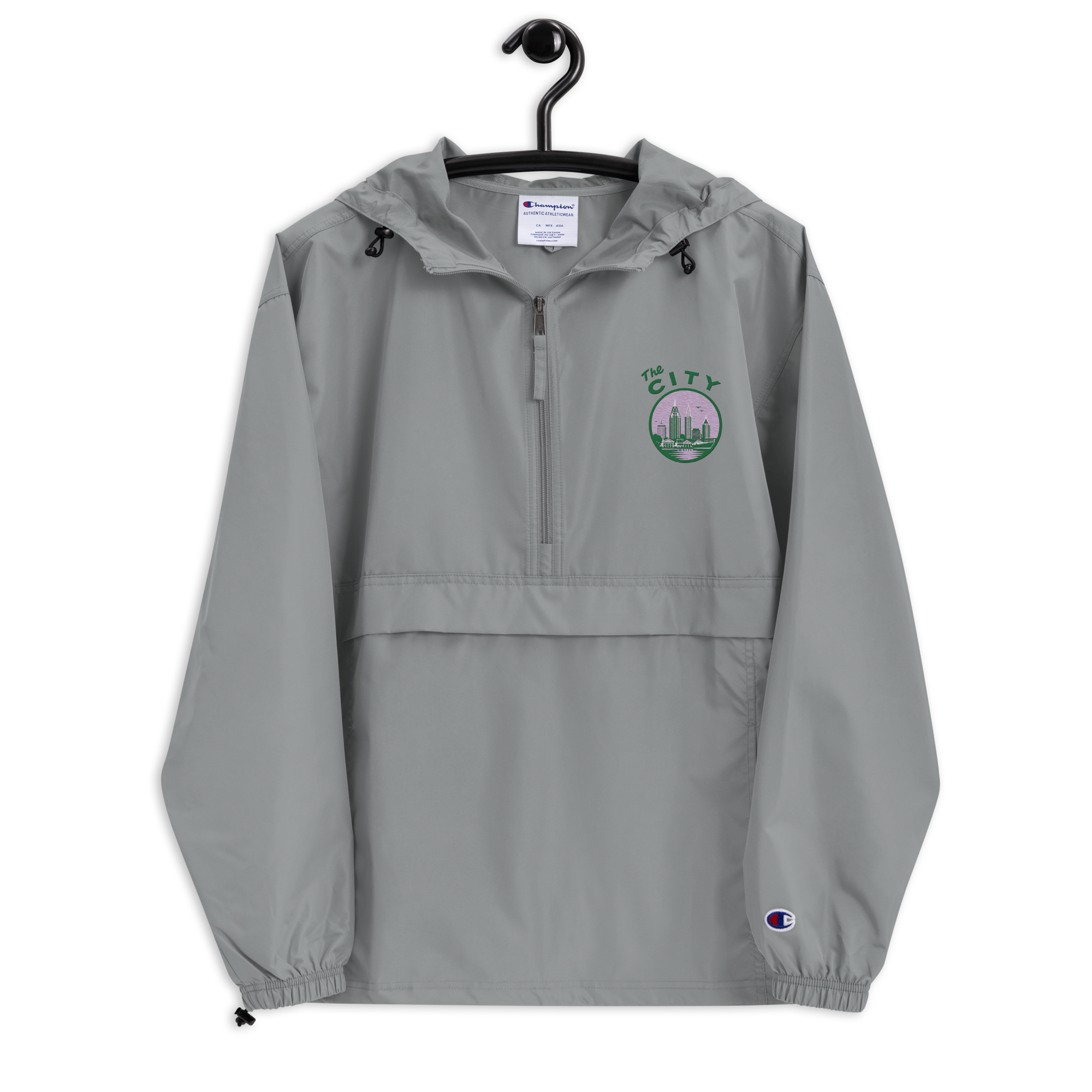 Embroidered Champion Packable Jacket