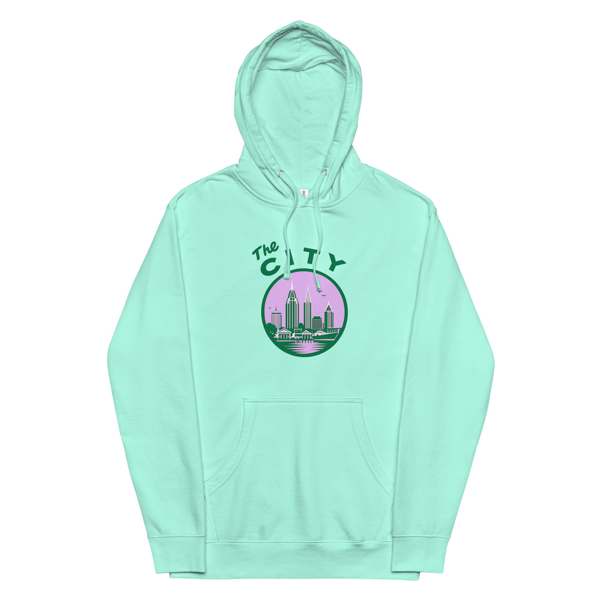 unisex-midweight-hoodie-mint-front-6a24a8e6aa6a7.png