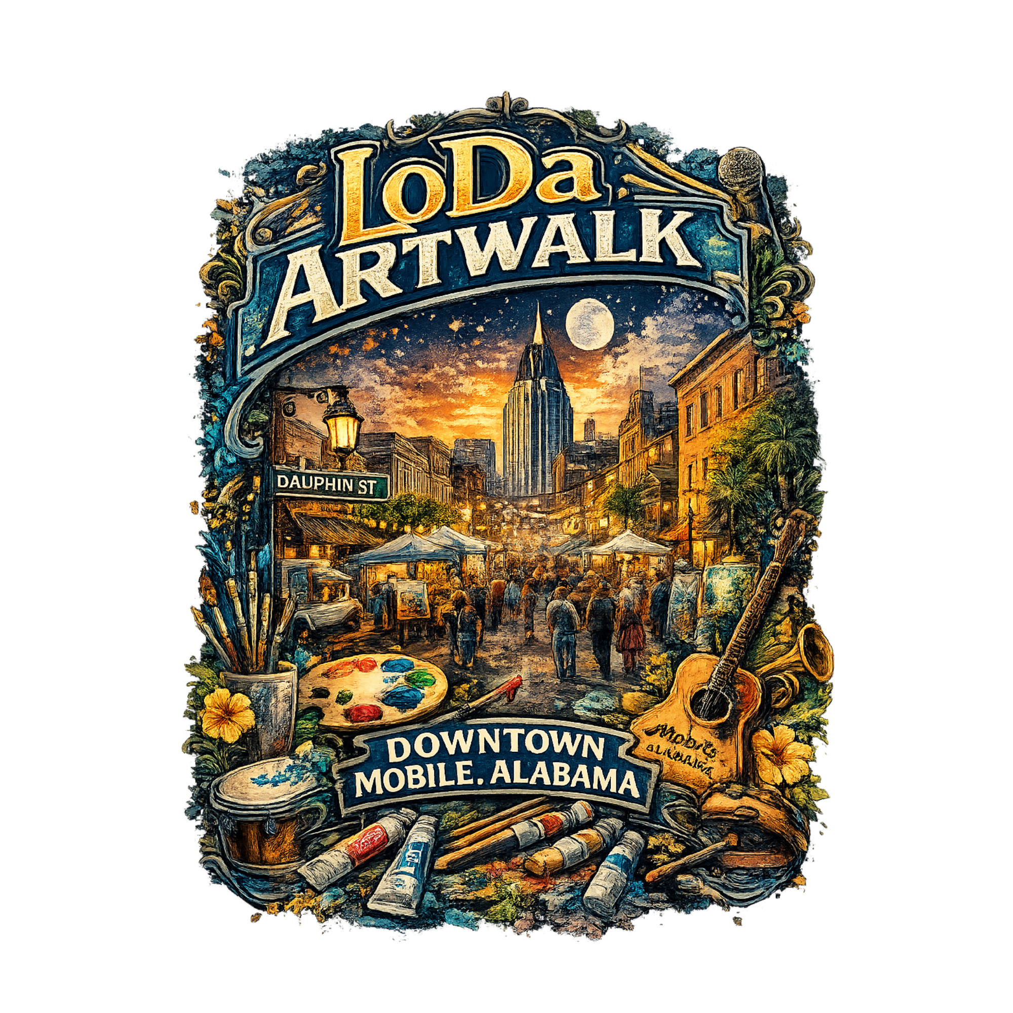 LoDa ArtWalk: The Heartbeat of Downtown Mobile