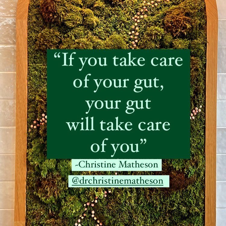 Your gut Microbiome is a gorgeous garden that needs tending to. Nourish it with the diversity of fibre and water. Remove weeds when necessary.

If you need help having a happier belly, send me a DM &amp; grab my free bloating guide in LINK in Bio. 

