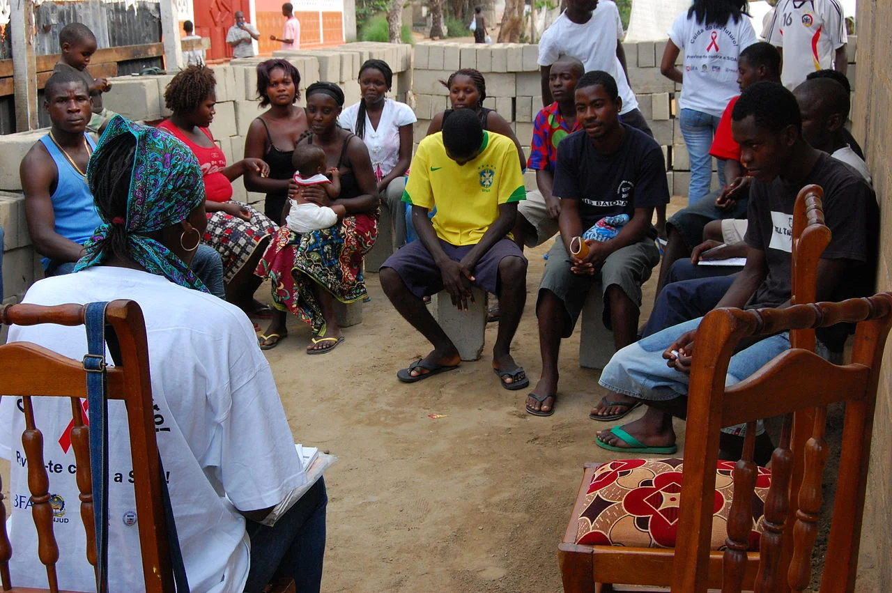 Carefully crafted HIV/AIDS educational outreach session like this one in Angola have done more to lowering its spread than medical interventions.