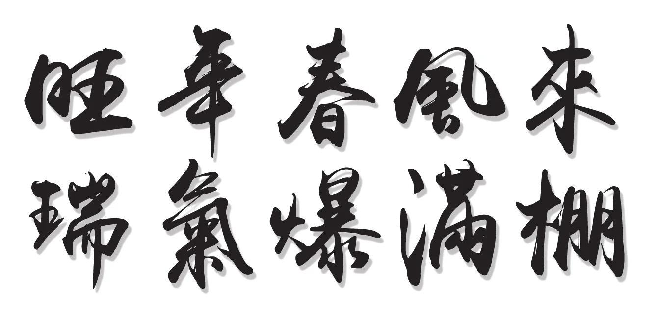 旺年春风来   瑞气爆满棚