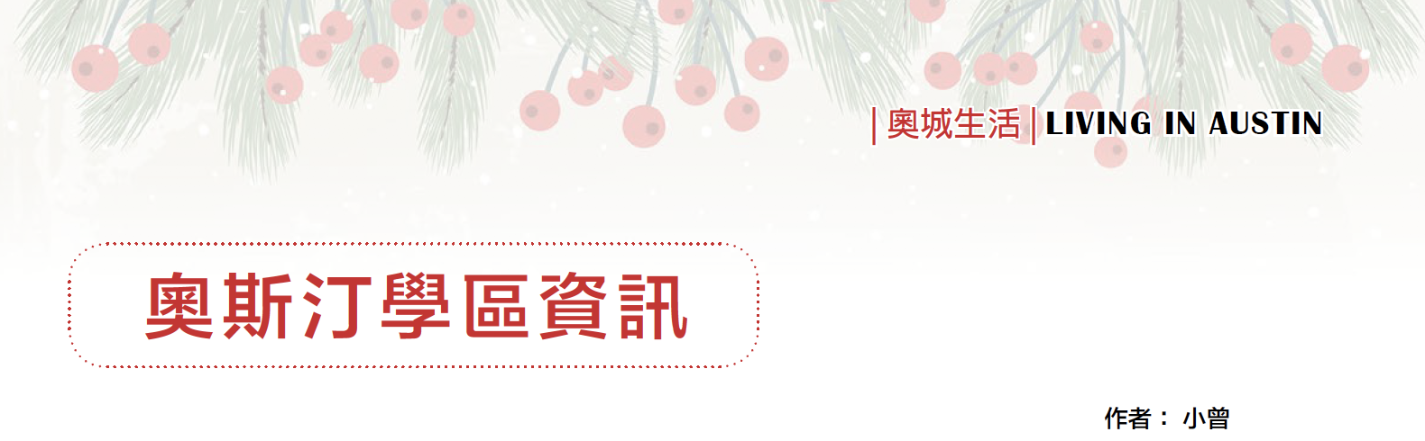 奧斯汀學區資訊