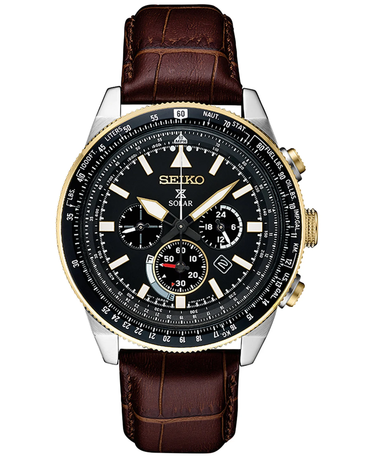 Seiko Men's Solar Chronograph Watch SSC632