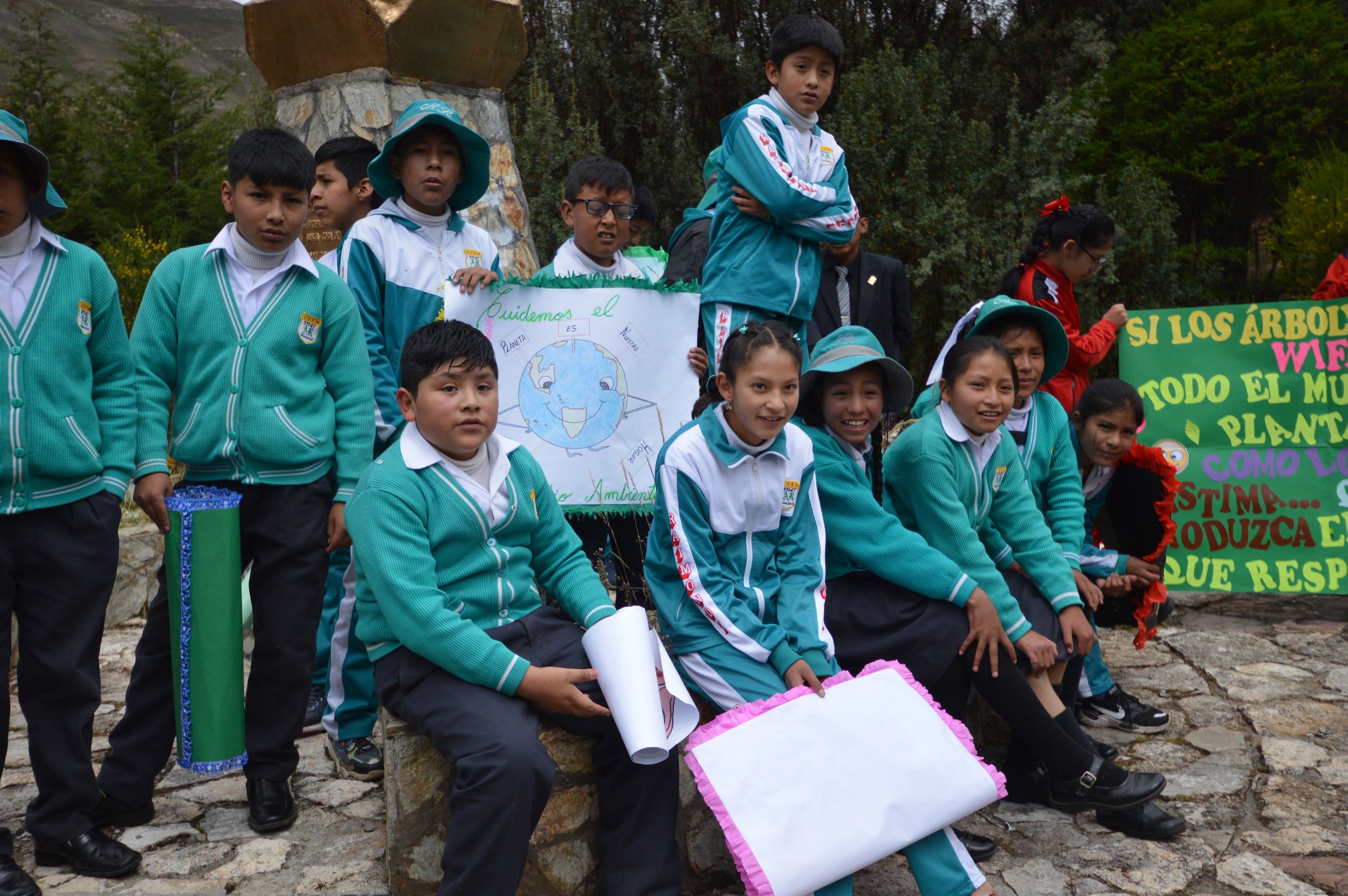 #24 Joining Hands Peru - 3 Trees Planted by the Conservation Committee of Villa El Sol in La Oroya Peru
