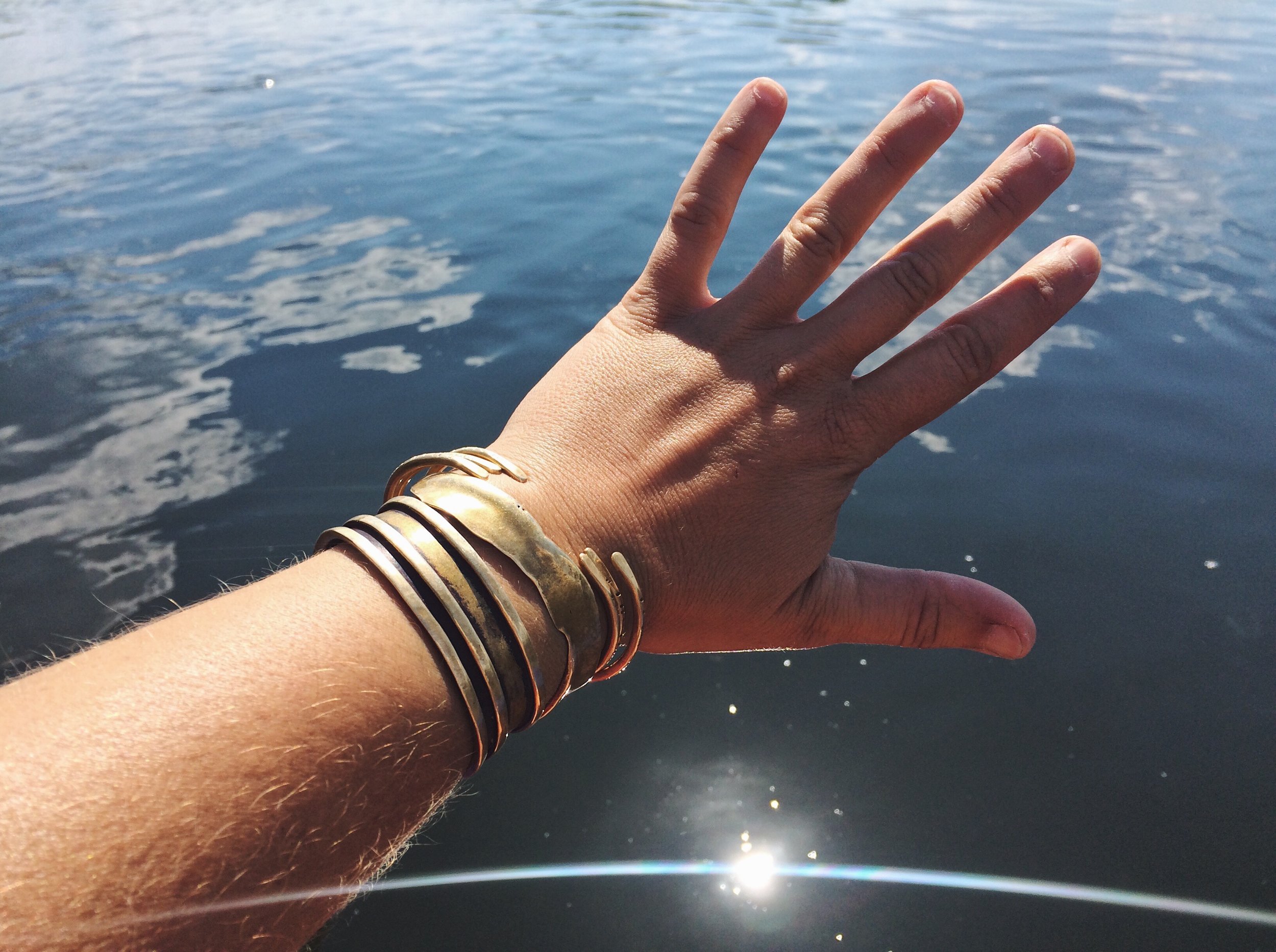 AEO bangles on the Teton River