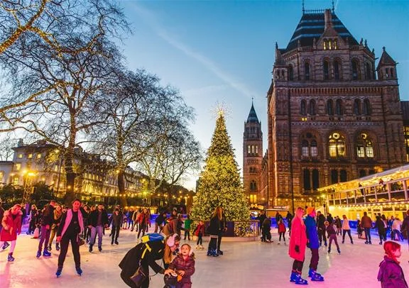 Ice Rink at the Natural History Museum