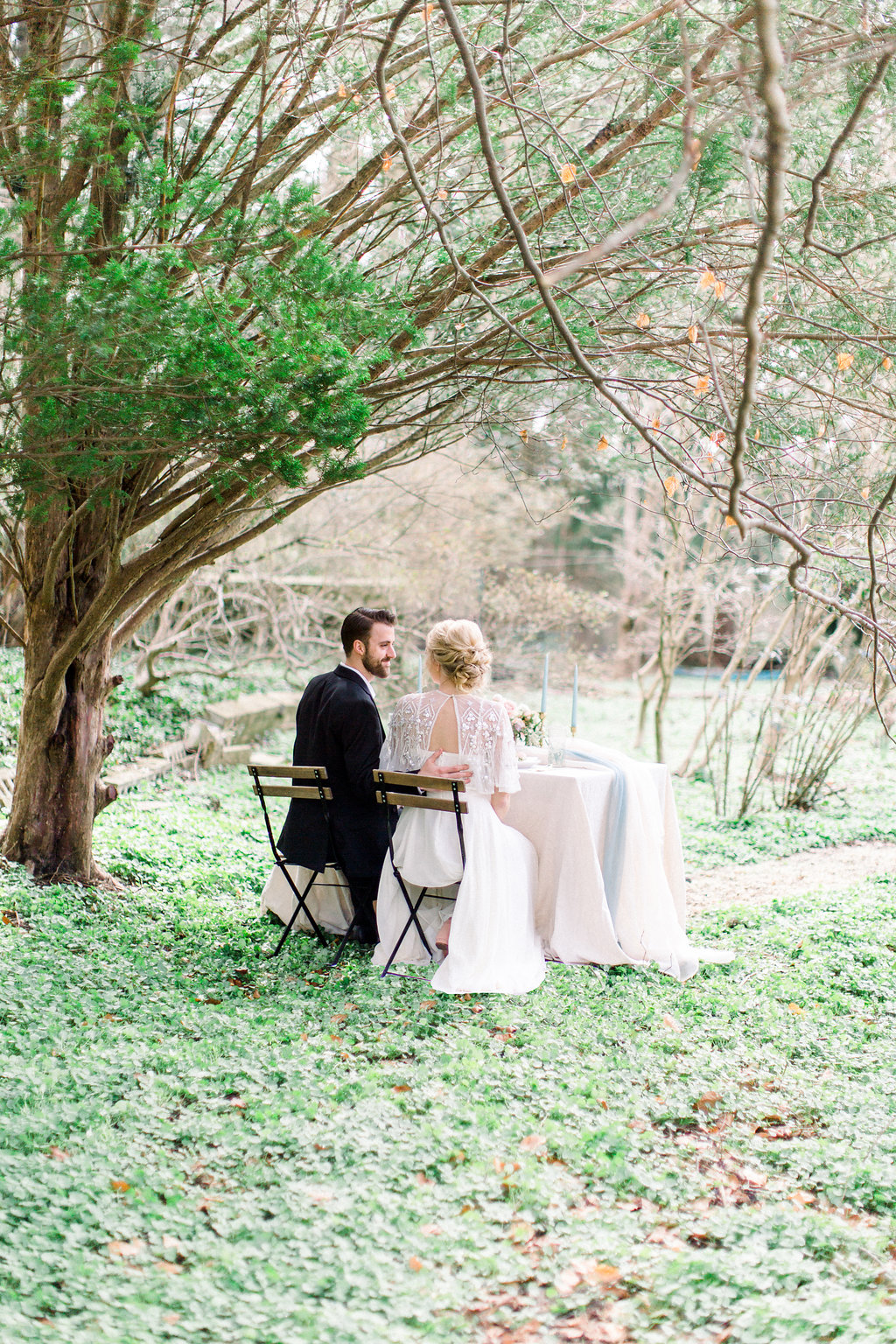 English Garden wedding.