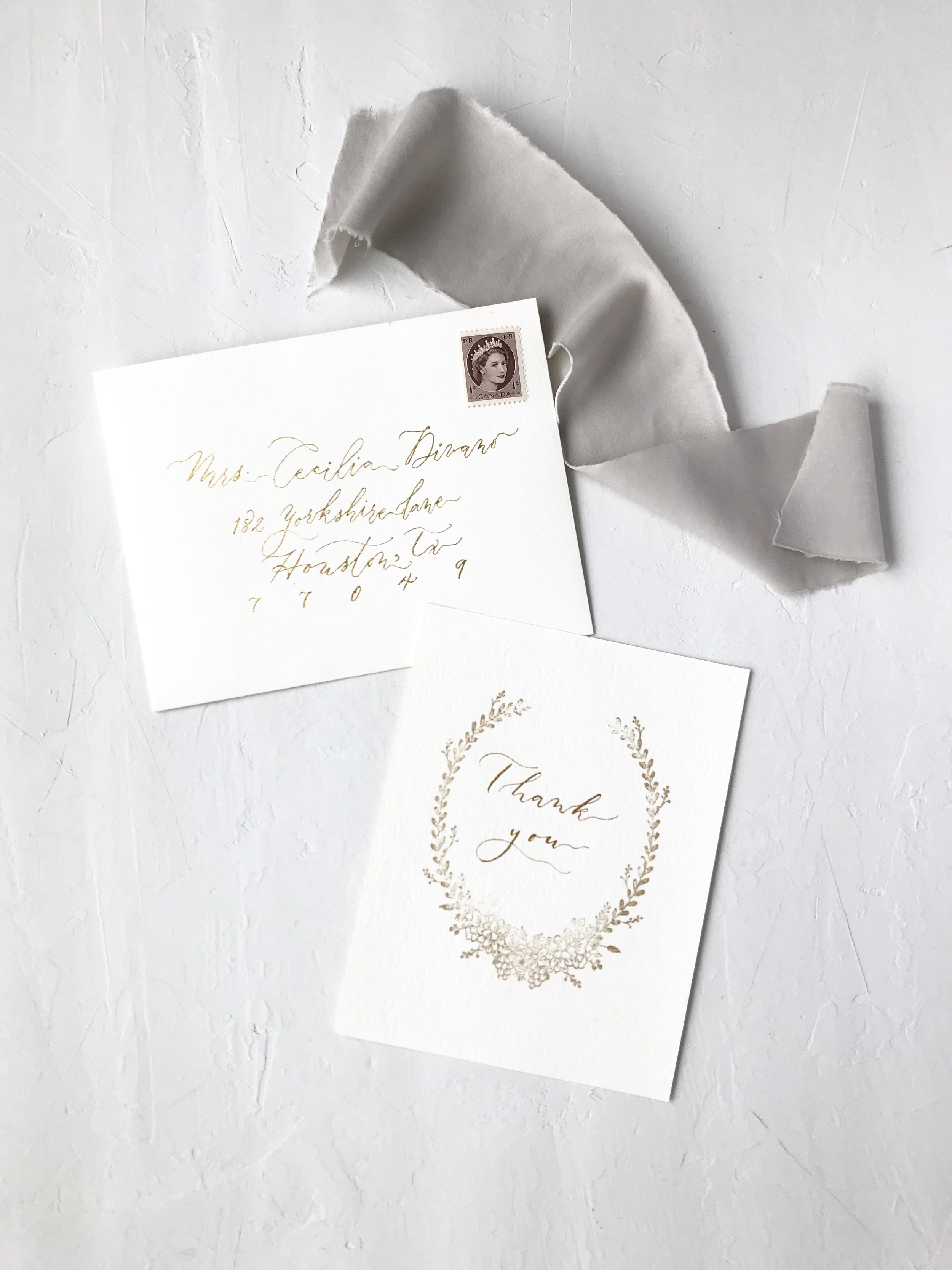 Thank you card