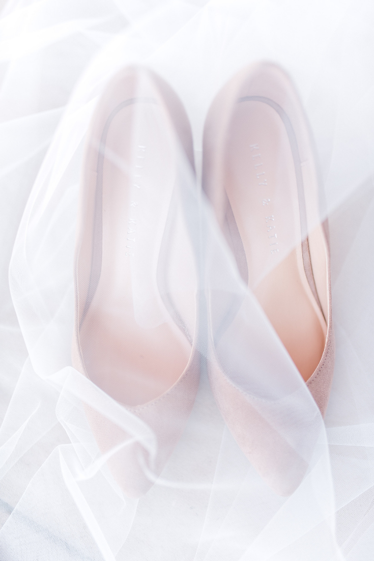 Nude wedding shoes