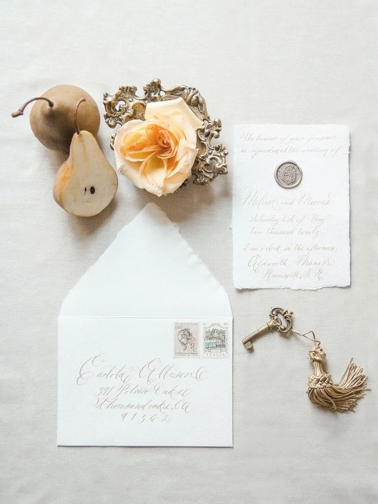 Beautifully Classic Wedding Invitation