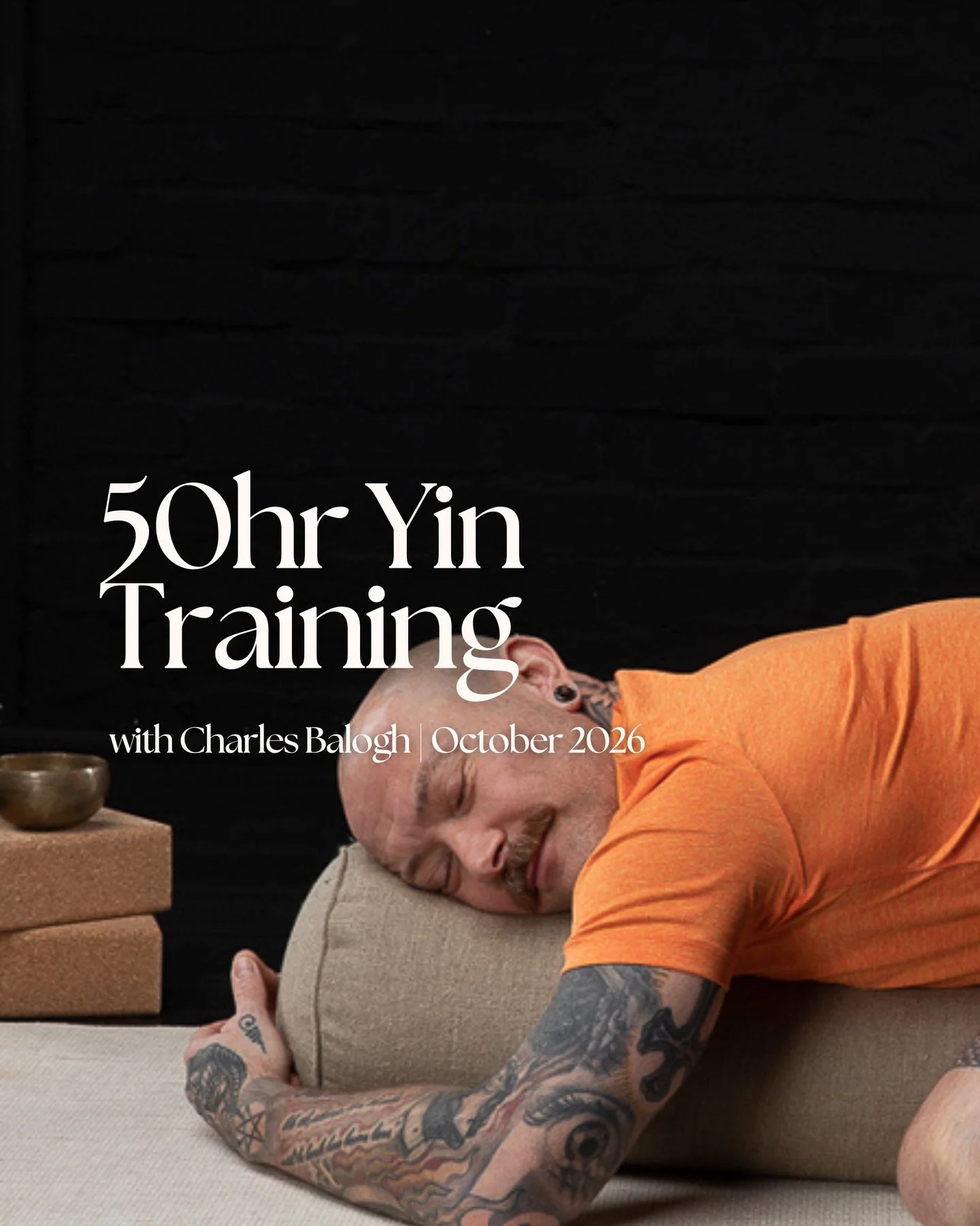 Our 50hr Yin Training with the wonderful @charlesbaloghwellness is back! 

This October we&rsquo;re diving deep into the Yin Practice - exploring fascia, meridians, energy &amp; the art of slowing down.

>>> swipe to discover more

🔗 click 