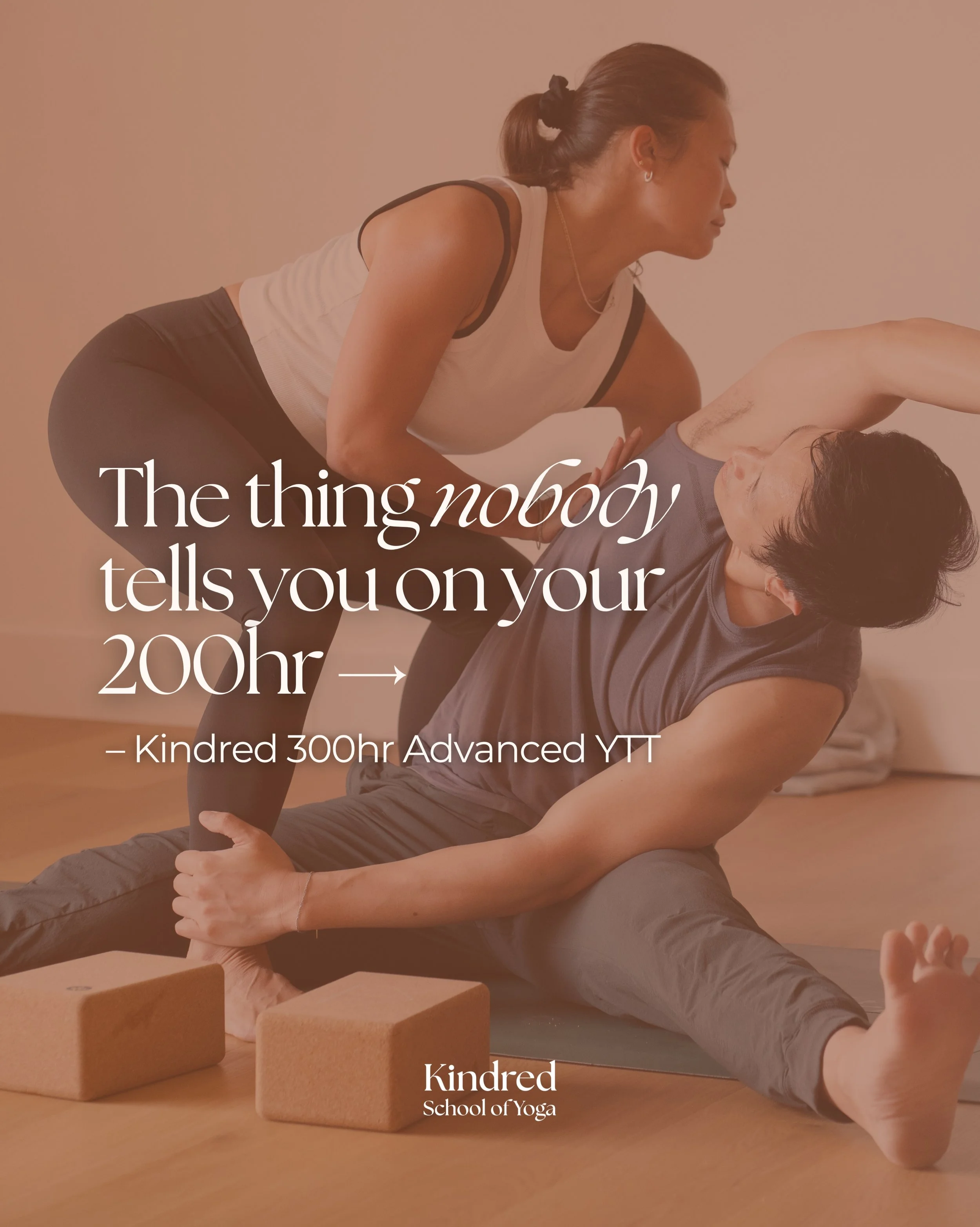 When you teach, do you feel like you?

The Kindred 300hr YTT, starting this August, is an opportunity to truly deepen your teaching, advance your career &amp; teach classes, run retreats &amp; host teacher trainings that sound, look and FEEL like you