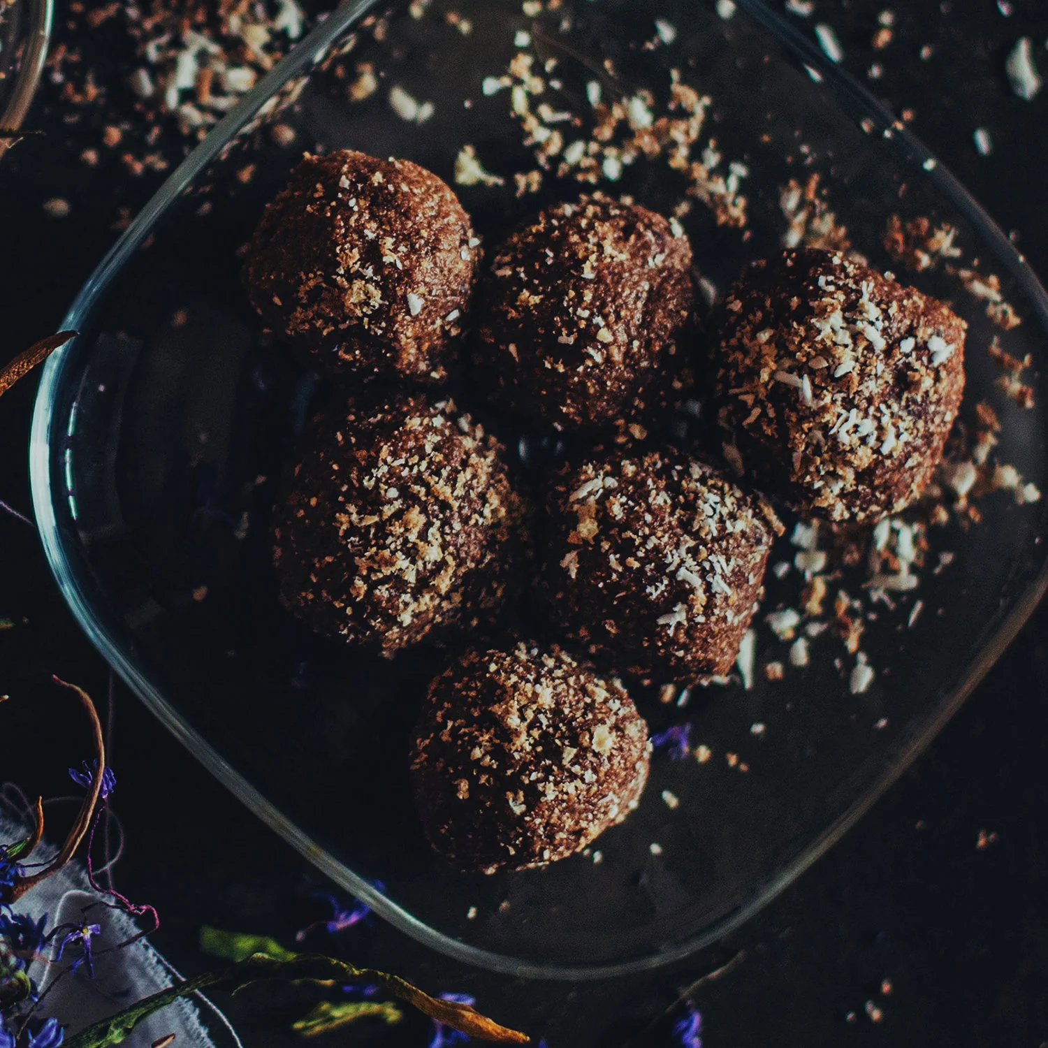 Pecan Butter Chocolate Truffles