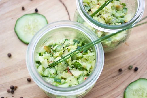 Cucumber Avocado Salad