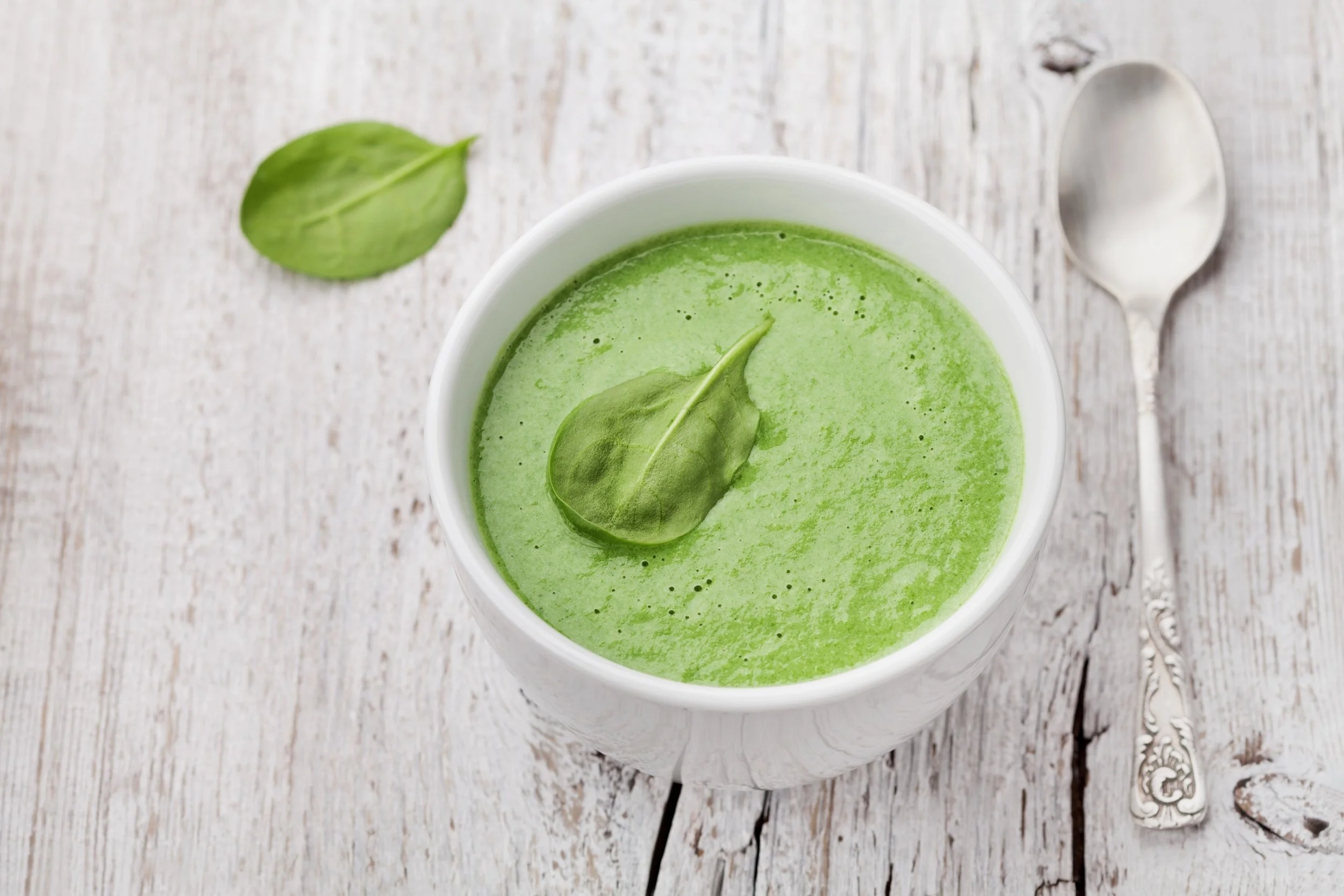 Zesty Spinach Soup with Miso