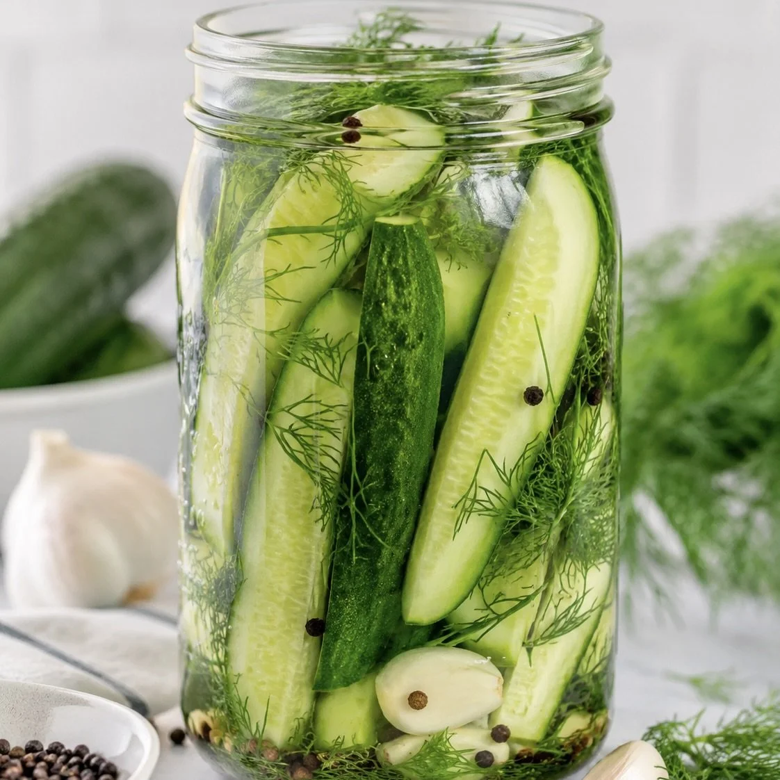 🥒 Fermented Dill Cucumbers