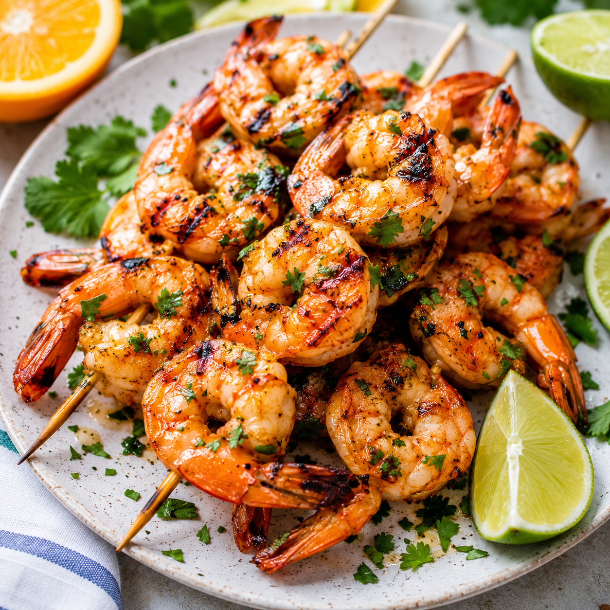 Summer BBQs: Simple, Fresh &amp; Delicious 🍑🍅🍤🥒🍊🍉