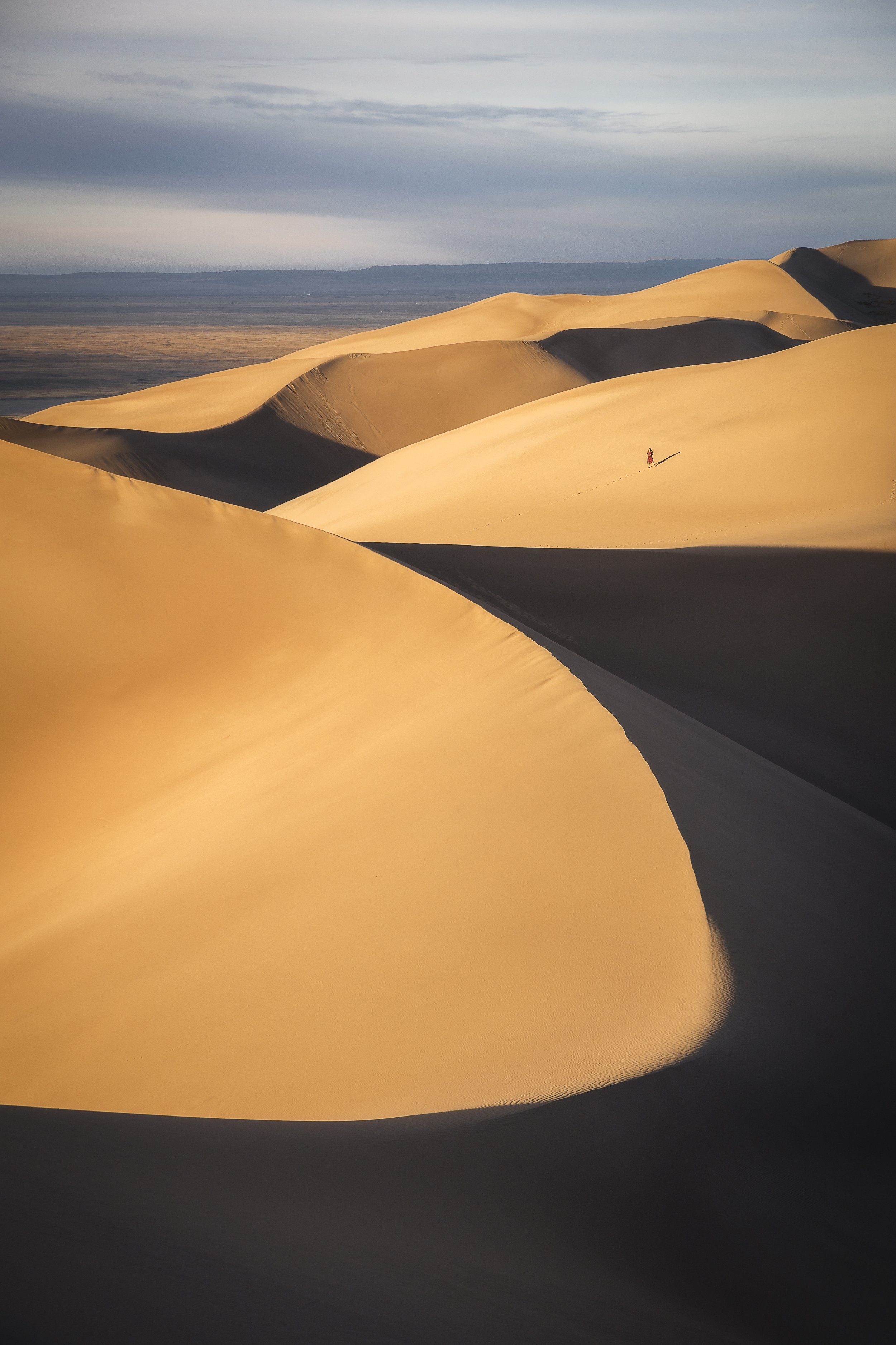   Golden hour in Great Sand Dunes National Park  