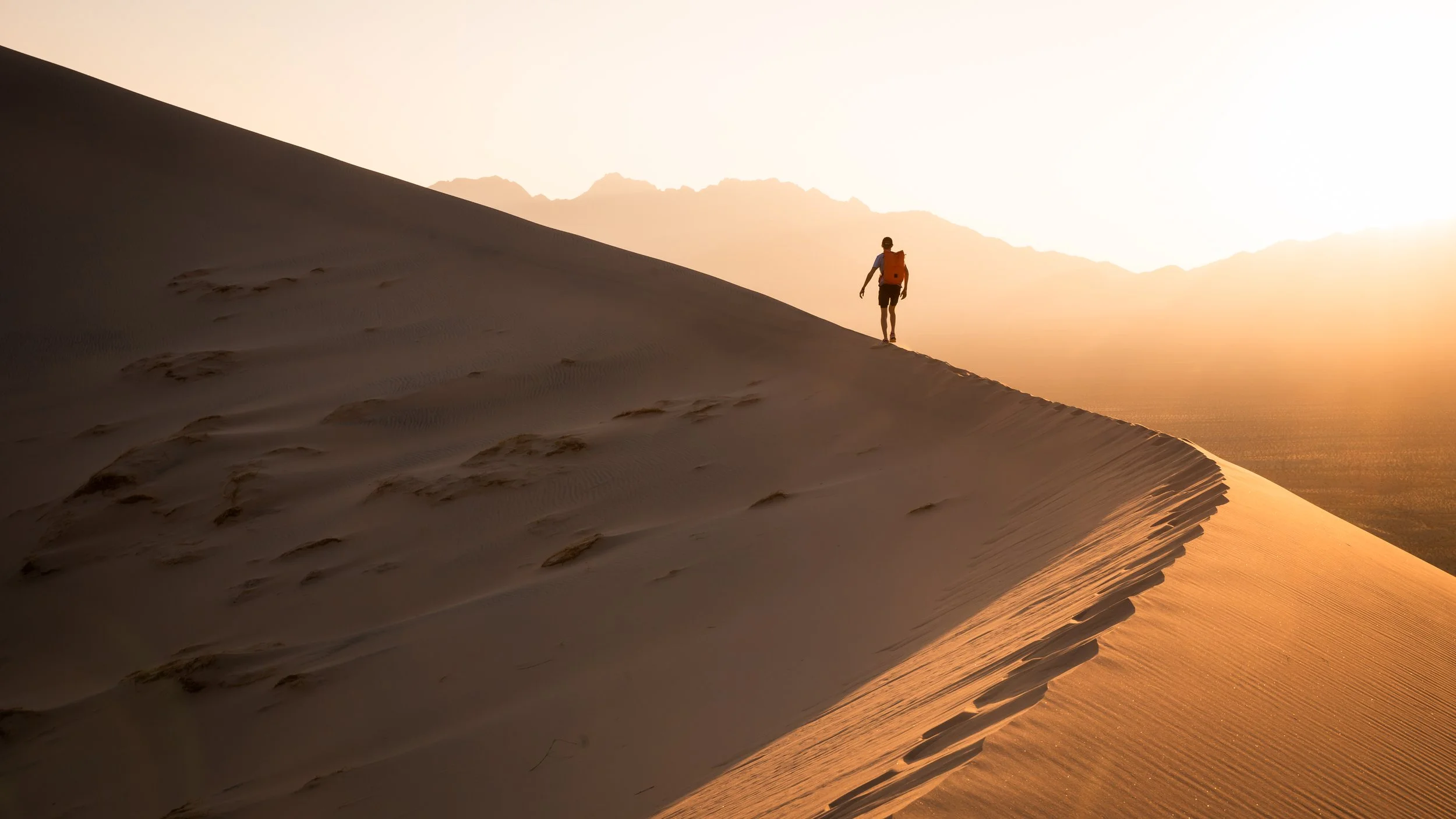   Sunrise in California’s Mojave National Preserve  
