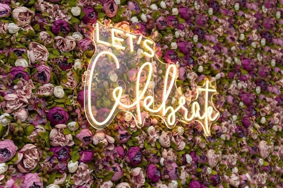 Let's Celebrate Neon Sign