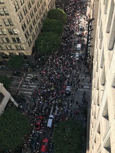 MARCHED FOR WOMEN WITH 750,000 PEACEFUL HUMANS