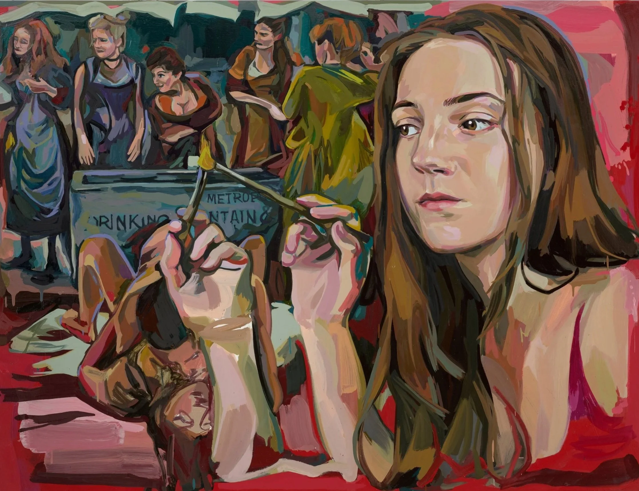  160x130cm  Oil on canvas     Photography by Peter Mallet 