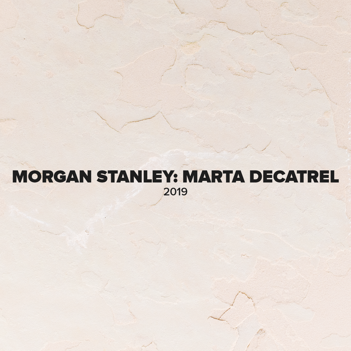 Morgan Stanley’s Marta Decatrel