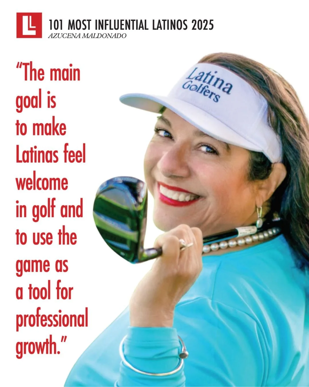 Azucena Maldonado, Founder of the Latina Golfers Association, is transforming how Latinas experience the game of golf &mdash; not just as a sport, but as a powerful tool for connection, leadership, and professional growth.

Her mission? To make Latin