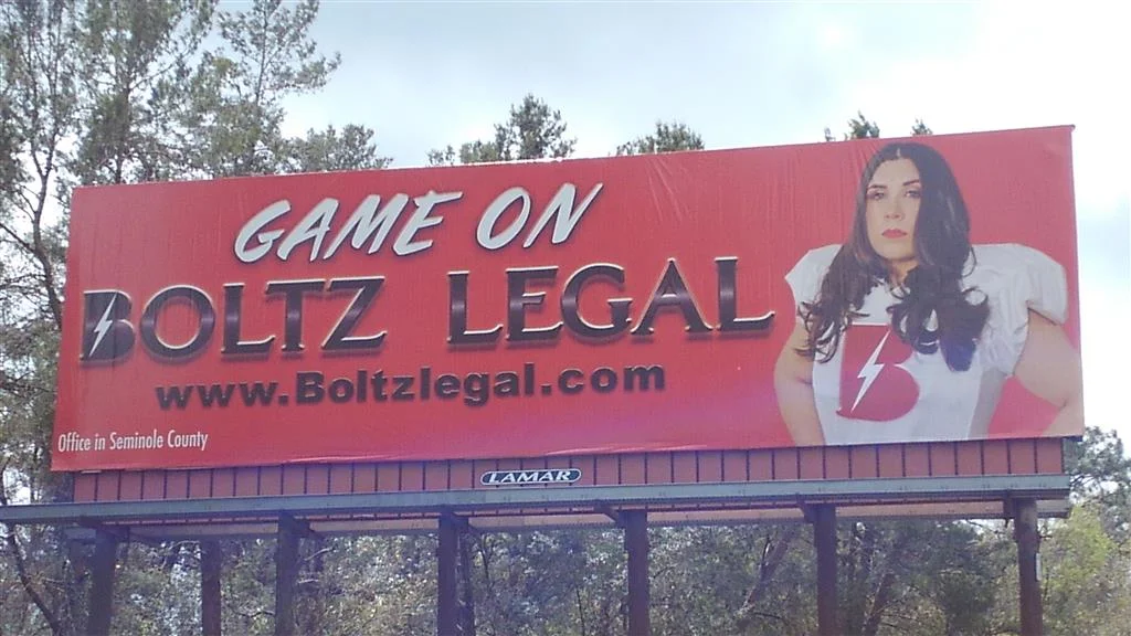 Our first billboard
