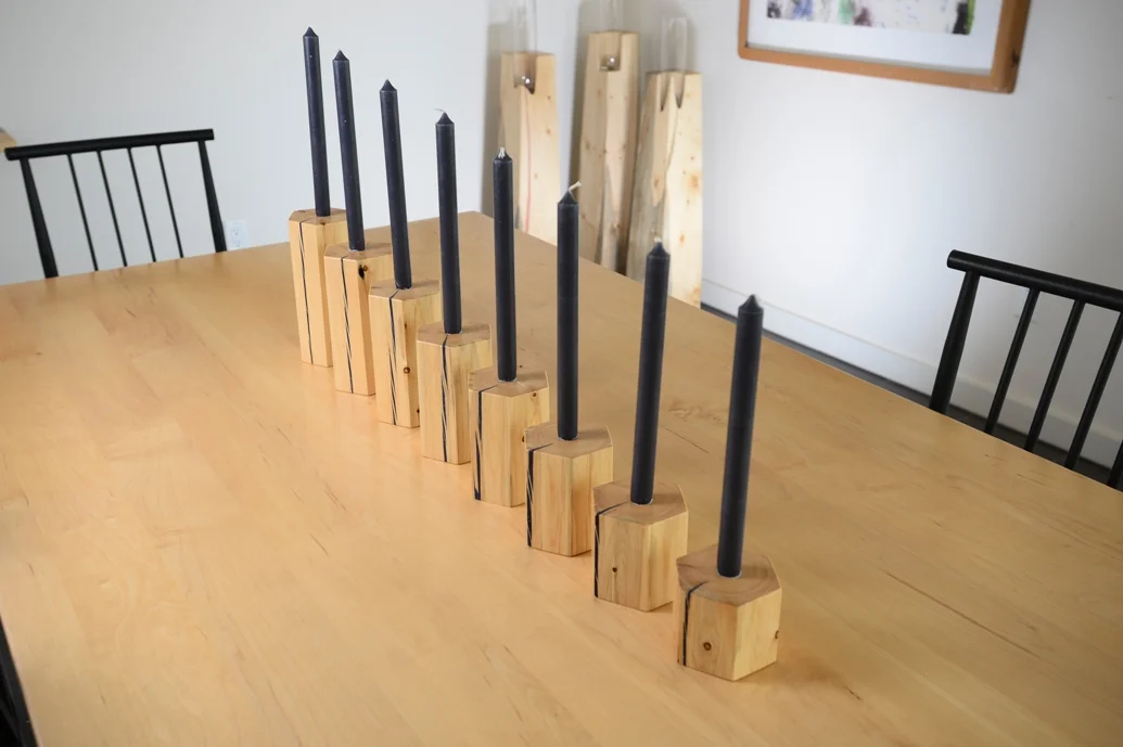 Basalt Candleholders